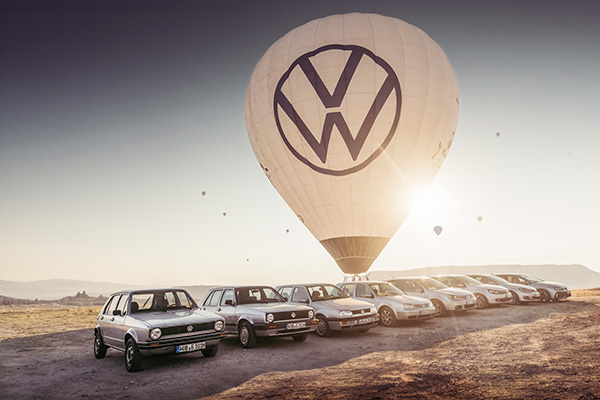 Volkswagen Golf gets special birthday balloon