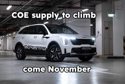 COE supply to climb 4% as we move into November