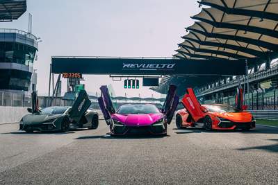 Lamborghini brings the Revuelto to Sepang, Malaysia