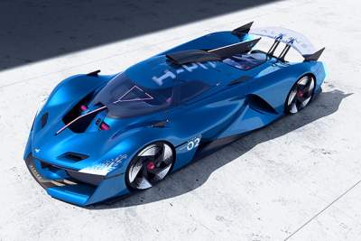 Alpine unveils Alpenglow HY6 at Paris Motor Show