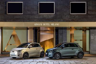Fiat unveils new 500e Giorgio Armani Collector's Edition