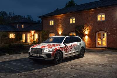 Bentley unveils unique Bentayga EWB for Remembrance Day