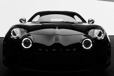 Alpine and Mathieu Cesar unveil A110 S Monochromatic