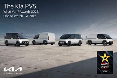 Kia PV5 van wins first U.K. award ahead of launch in 2025