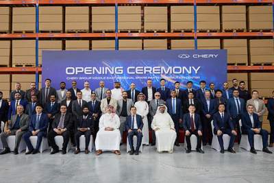 Chery opens spare parts distribution centre in Middle East