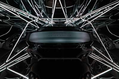 Aston Martin Vanquish inspires light sculpture