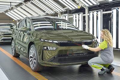 Production starts on new Skoda Enyaq and Enyaq Coupe