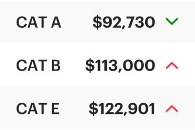 COE Results Mar 2025 1st Bidding: Cat B and E climb!