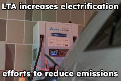 LTA increases electrification efforts to reduce emissions