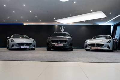 Maserati debuts trio of electric Folgore models in Singapore