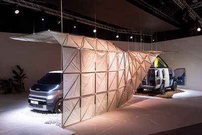 Exclusive Kia installation showcases flexibility of its PBVs