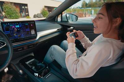 PAC-MAN in a Volkswagen, the unexpected collaboration