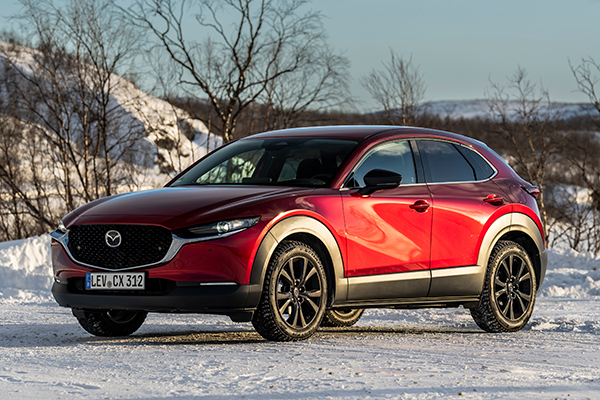 Mazda CX-30 takes on the Arctic powered by biofuel