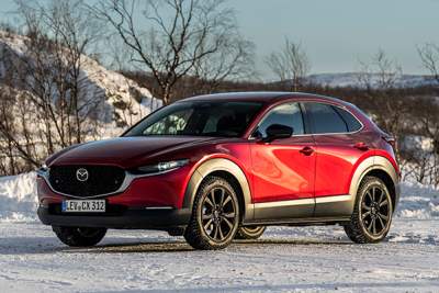 Mazda CX-30 takes on the Arctic powered by biofuel