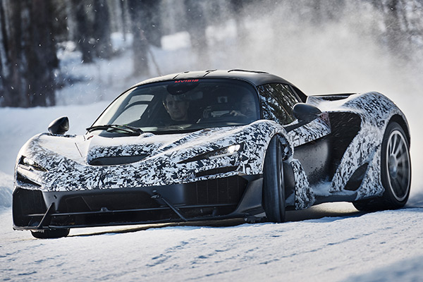 McLaren W1 triumphs in sub-zero testing