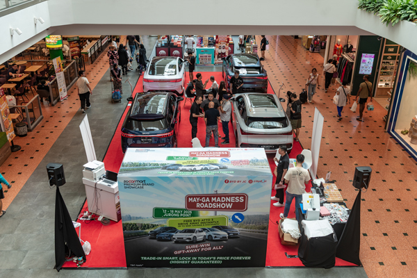 Jack Cars brings BYD models to Jurong Point