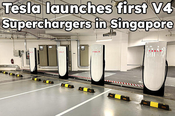 Tesla launches first V4 Superchargers in Singapore