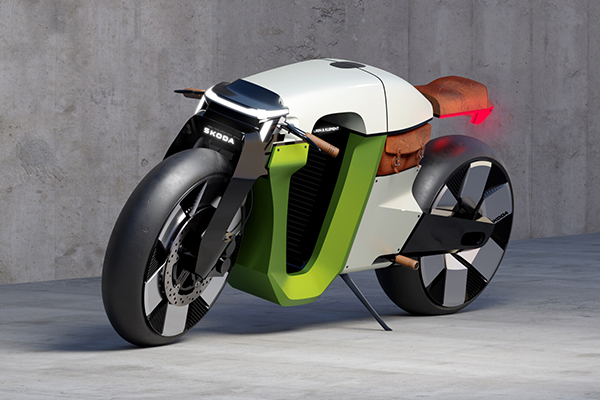 Iconic Skoda Slavia B motorcycle reimagined