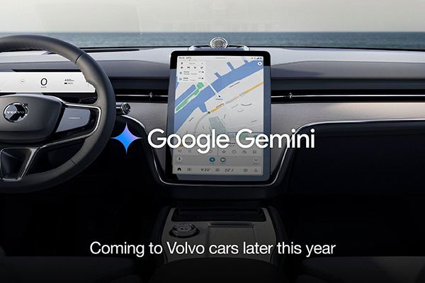 Volvo set to be first carmaker to integrate Google's Gemini