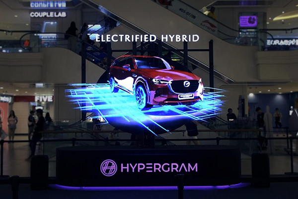 Mazda's Hypergram Experience Hub moves to Raffles City Mall