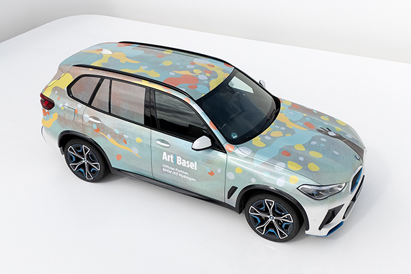 BMW fleet transformed into moving artwork for Art Basel 2025