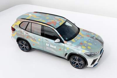 BMW fleet transformed into moving artwork for Art Basel 2025