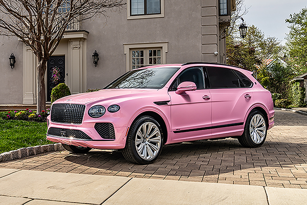 Never say never: Bentley presents Bentayga in Candy Pink