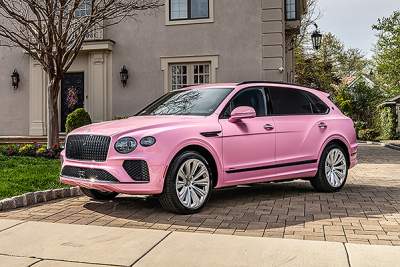 Never say never: Bentley presents Bentayga in Candy Pink