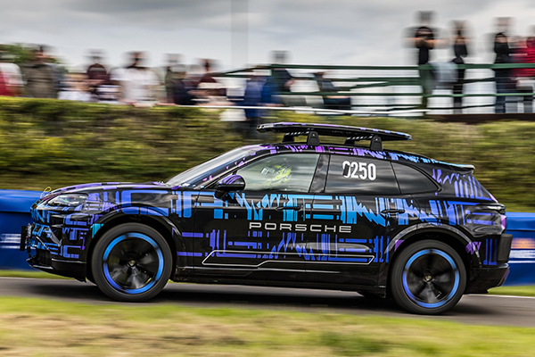 Porsche demonstrates potential of Cayenne Electric prototype