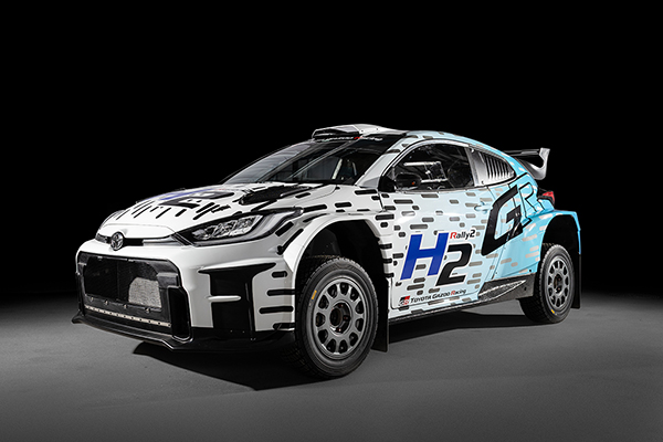 Toyota Gazoo Racing debuts hydrogen-powered rally car