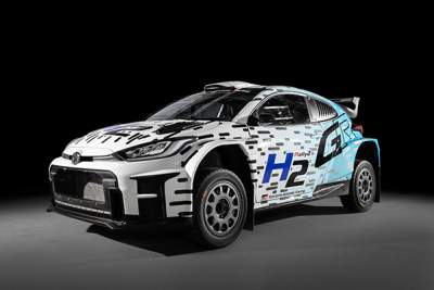 Toyota Gazoo Racing debuts hydrogen-powered rally car