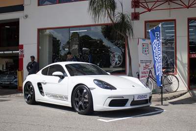 RAYS showcases latest rims in Singapore at Stamford Tyres