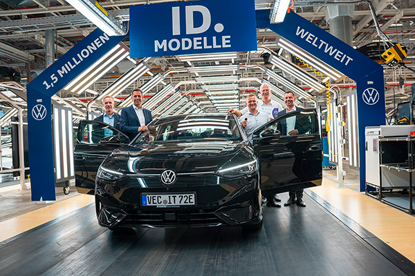 Volkswagen delivers 1.5 millionth all-electric ID. model