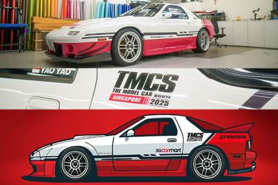 Get your Inno64 x Sgcarmart RX-7 at TMCS 2025 in Suntec!