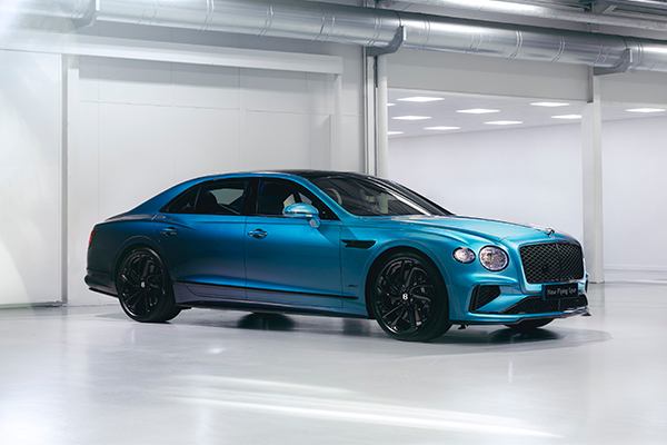 Bentley reveals new paint finish on its four-door sedan