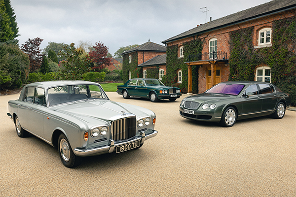Bentley celebrates triple anniversary with three models