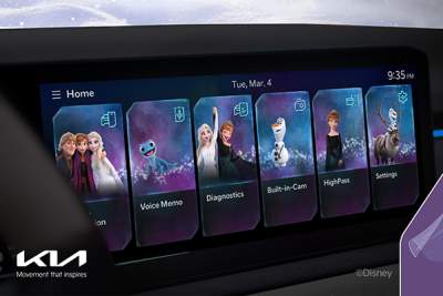 Kia unveils new display themes
