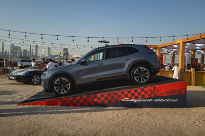 Porsche Cayenne takes spotlight at Icons of Porsche in Dubai