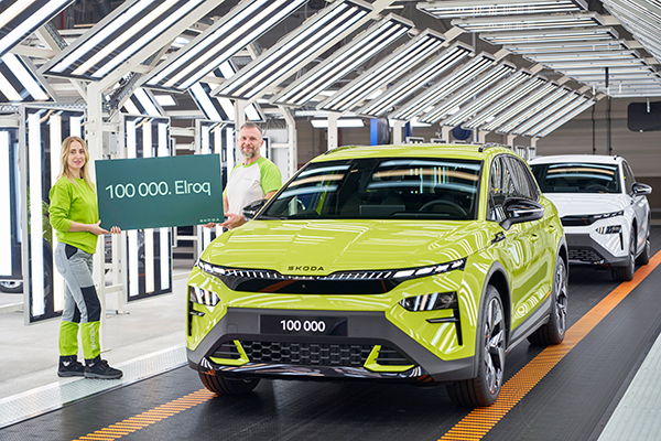 Skoda builds 100,000th example of the Elroq