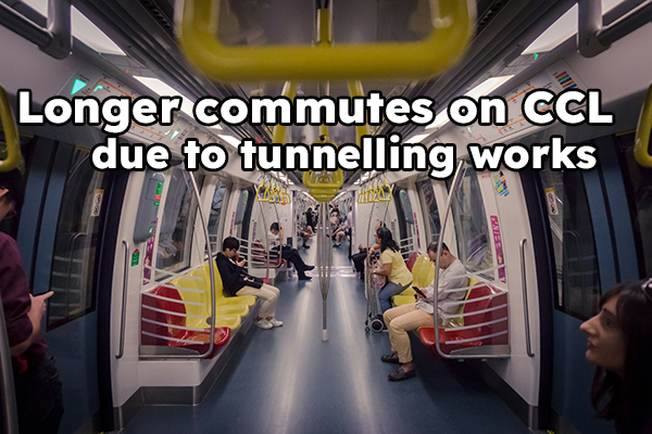 Longer commutes soon via Circle Line due to tunnel works
