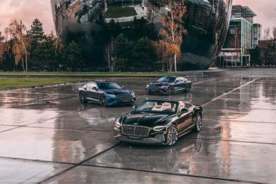 Three one-off Bentleys pay tribute to "immortal artists"