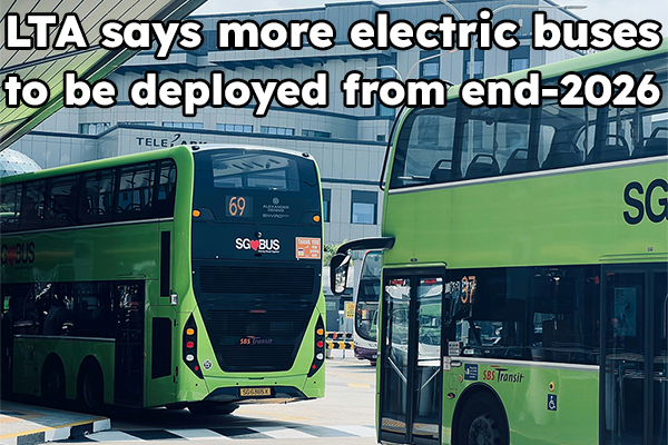 LTA says more electric buses to be deployed from end-2026