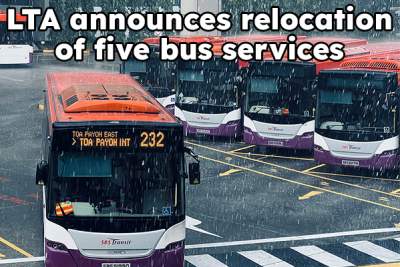 LTA announces relocation of five bus services