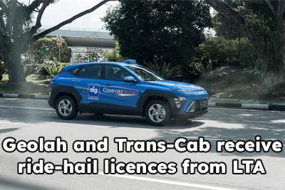 Geolah and Trans-Cab receives ride-hail licences from LTA