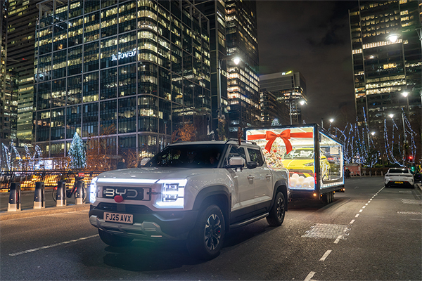 BYD U.K. raises money for charity with Christmas drive