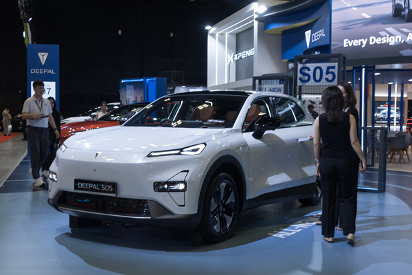 Deepal S05 previewed at the 2026 Singapore Motor Show
