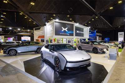 XPENG showcases the Next P7 and the G6 Air at SG Motor Show