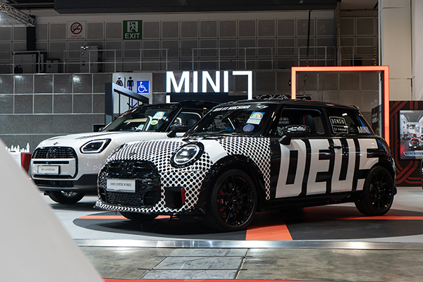 MINI showcases JCW with special livery at motor show