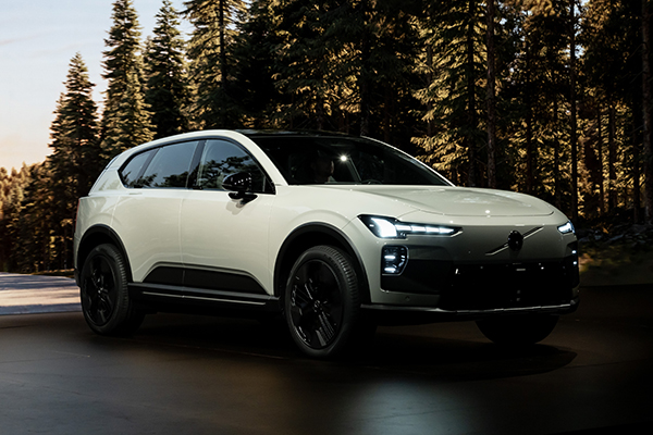 The all-electric Volvo EX60 can now be ordered in Europe