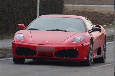 Ferrari's F430 replacement spotted